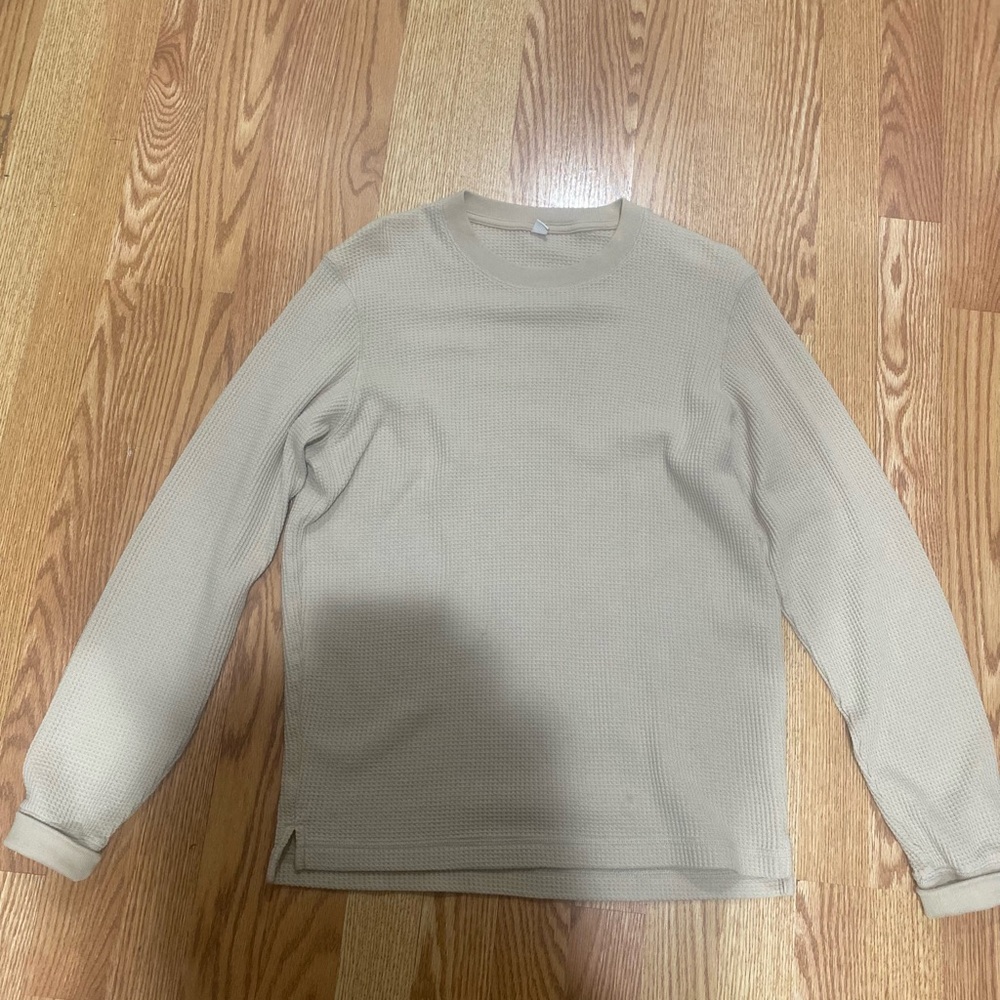 Uniqlo Cream Beige Knit Sweater Unisex